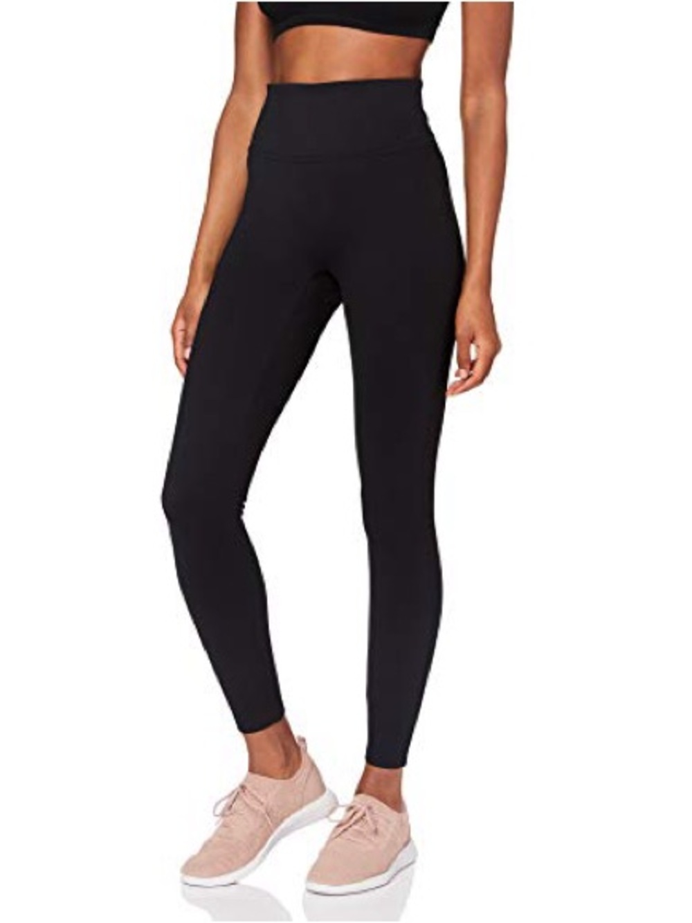 SPANX Women’s High-Waist Black Leggings With Side Detail Size Small